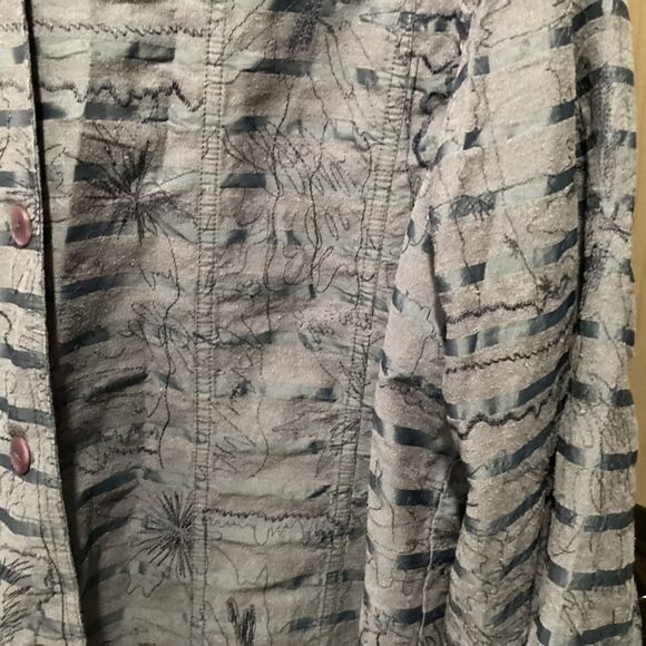 NWOT Coldwater Creek Women’s Size 2X Silk & Polyester Blend Jacket - Picture 9 of 11